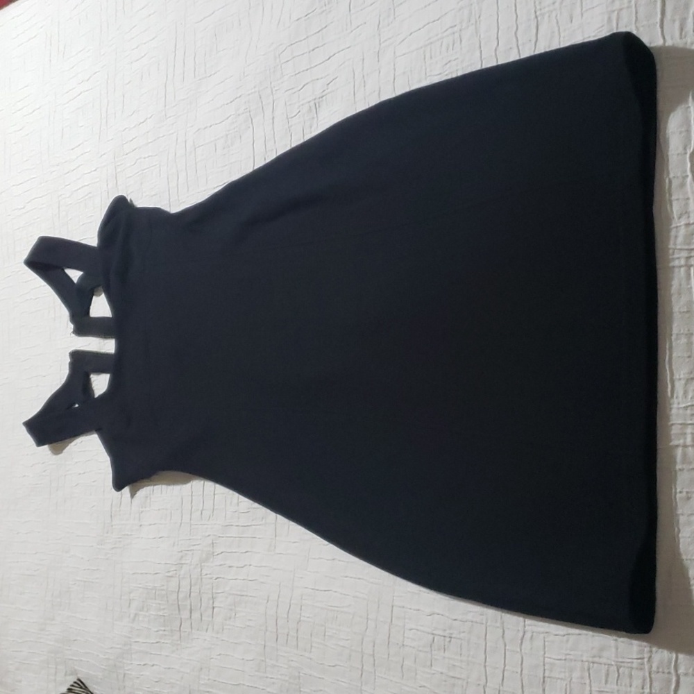 Club Monaco body con dress black XS